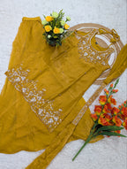 Premium Party Wear Sharara Silk Suit Set