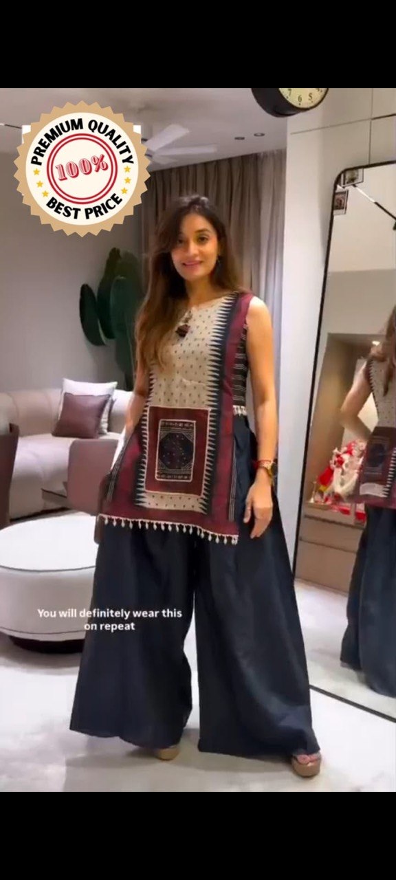 Trendy Maslin Silk Co-ord Set Collection