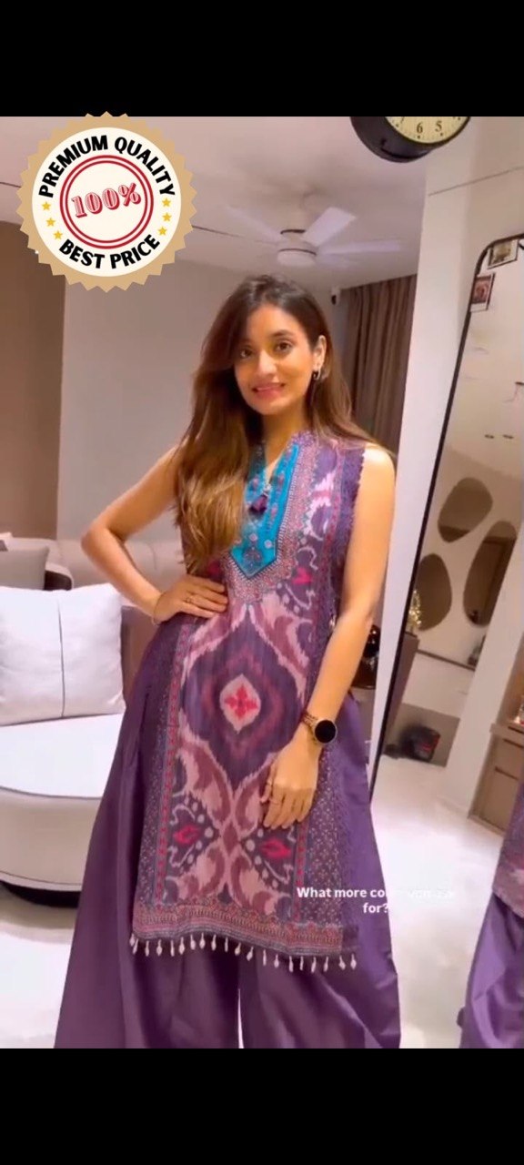 Trendy Maslin Silk Co-ord Set Collection