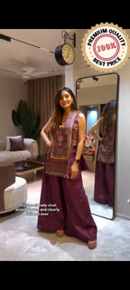 Trendy Maslin Silk Co-ord Set Collection
