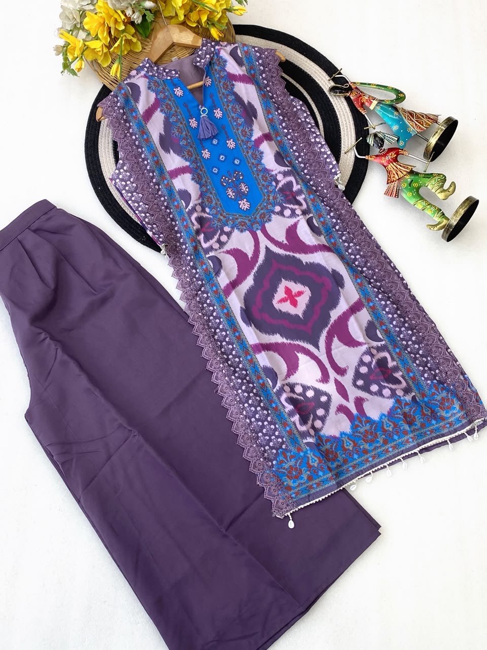 Trendy Maslin Silk Co-ord Set Collection