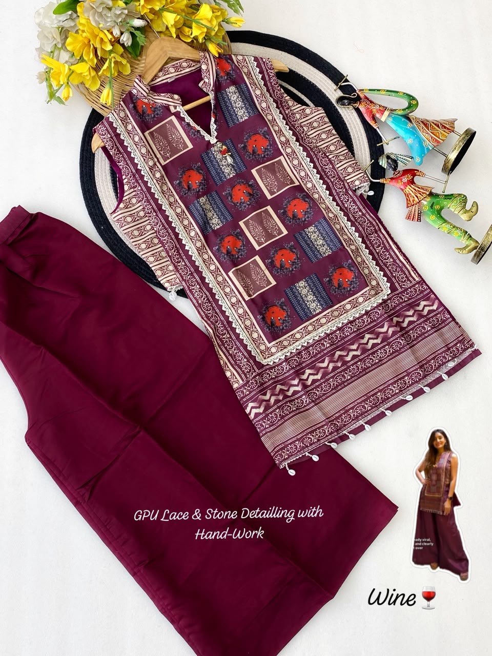 Trendy Maslin Silk Co-ord Set Collection