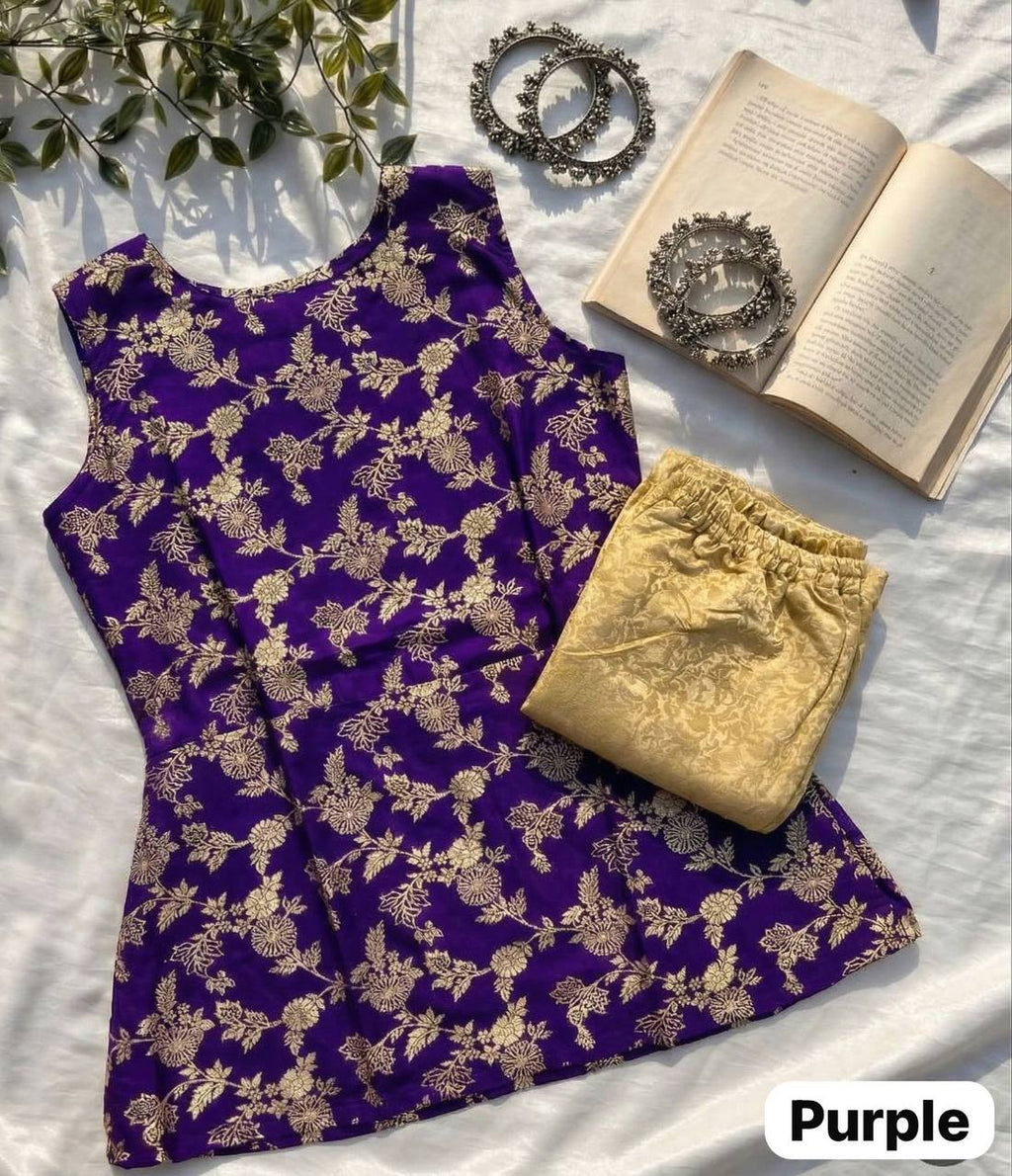 Premium Banarasi Co-ord Set Collection