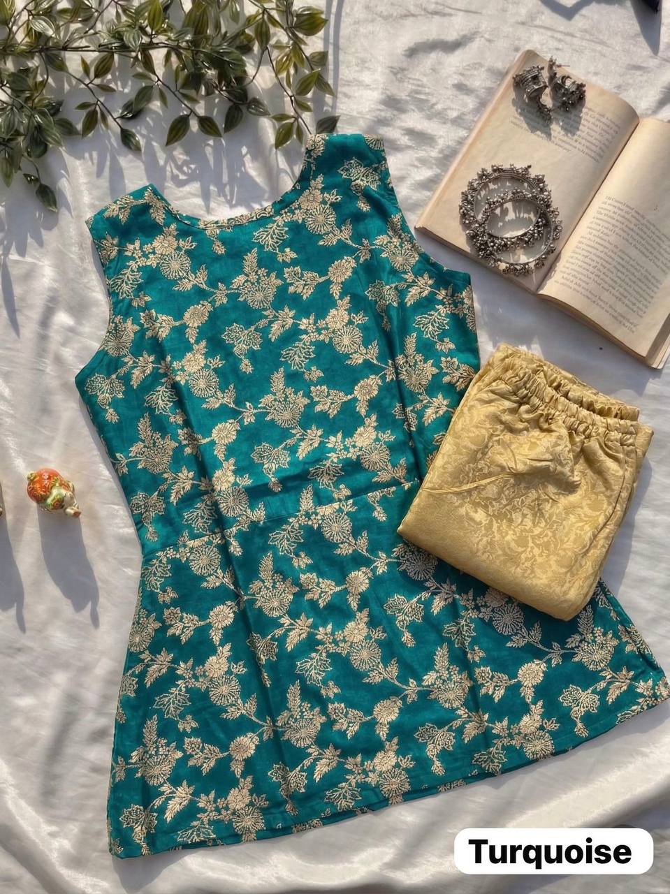 Premium Banarasi Co-ord Set Collection