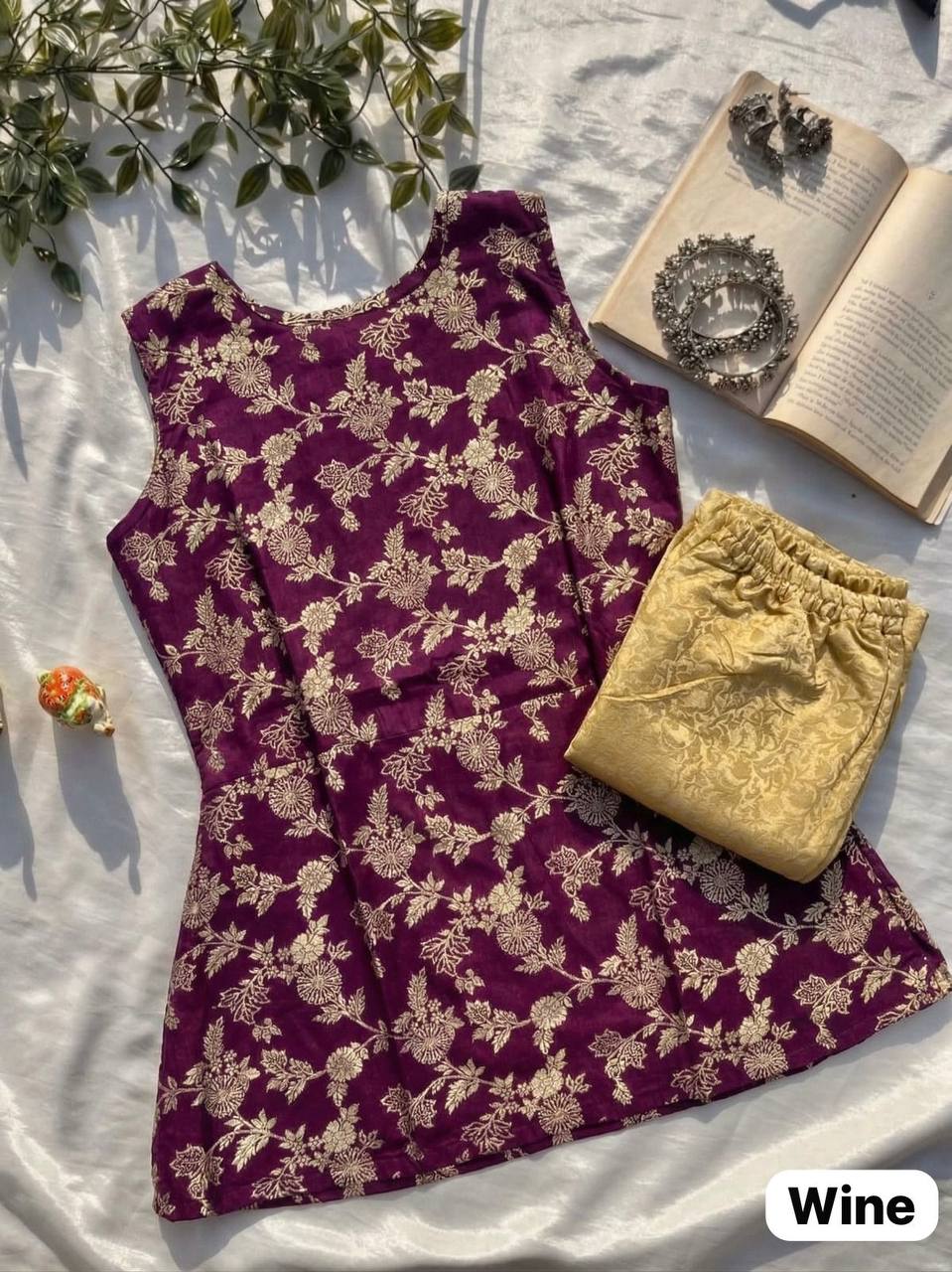 Premium Banarasi Co-ord Set Collection
