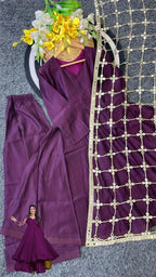 Super Trendy Mirror Work Gown Dupatta Set