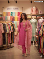 Light Pink Roman Silk Handwork Set
