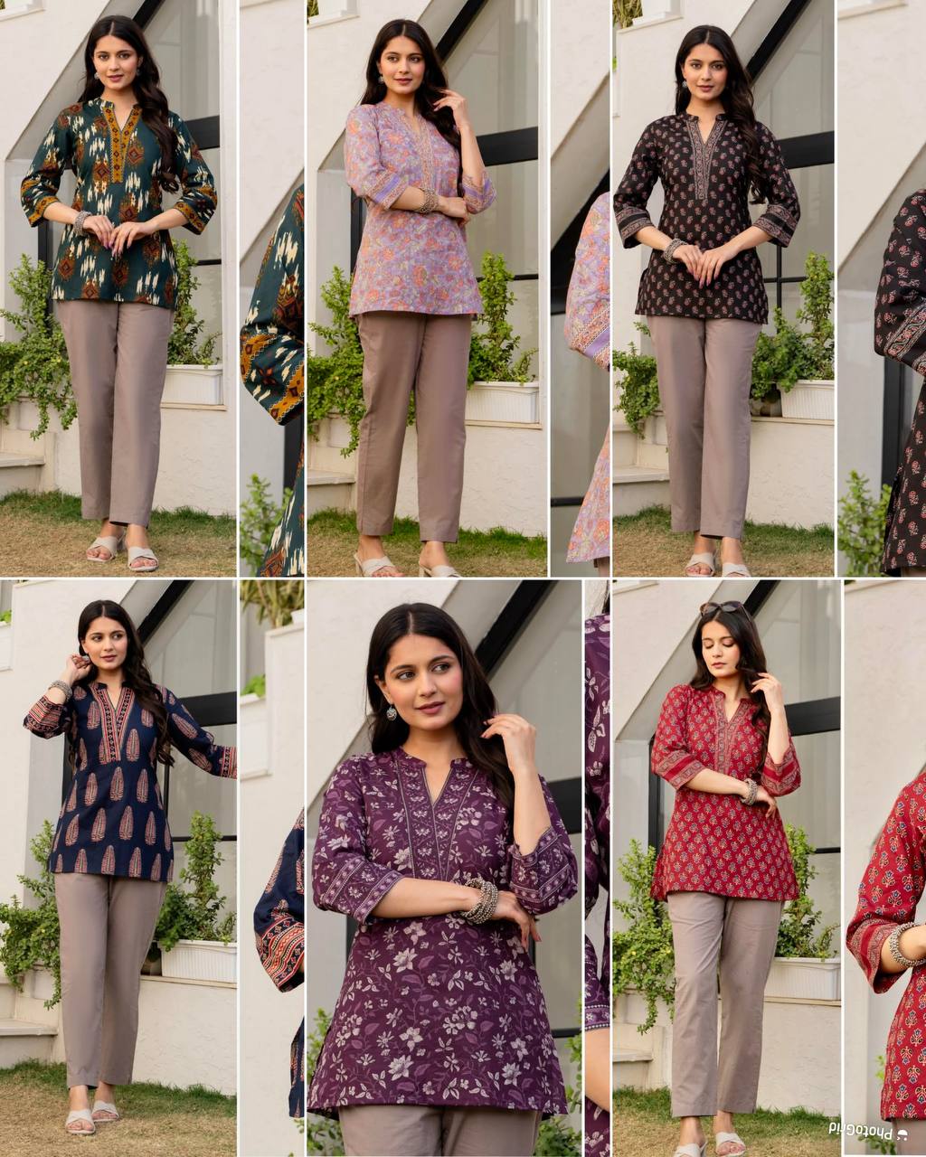 New Cotton Printed Daily Wear Top Collection