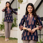New Cotton Printed Daily Wear Top Collection