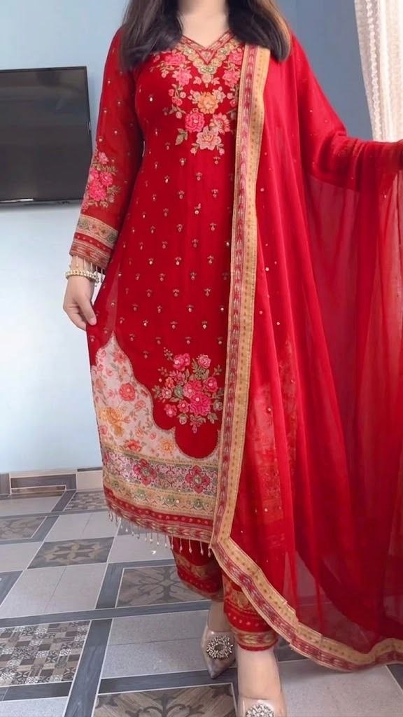 Premium Maslin Silk Party Wear Suit