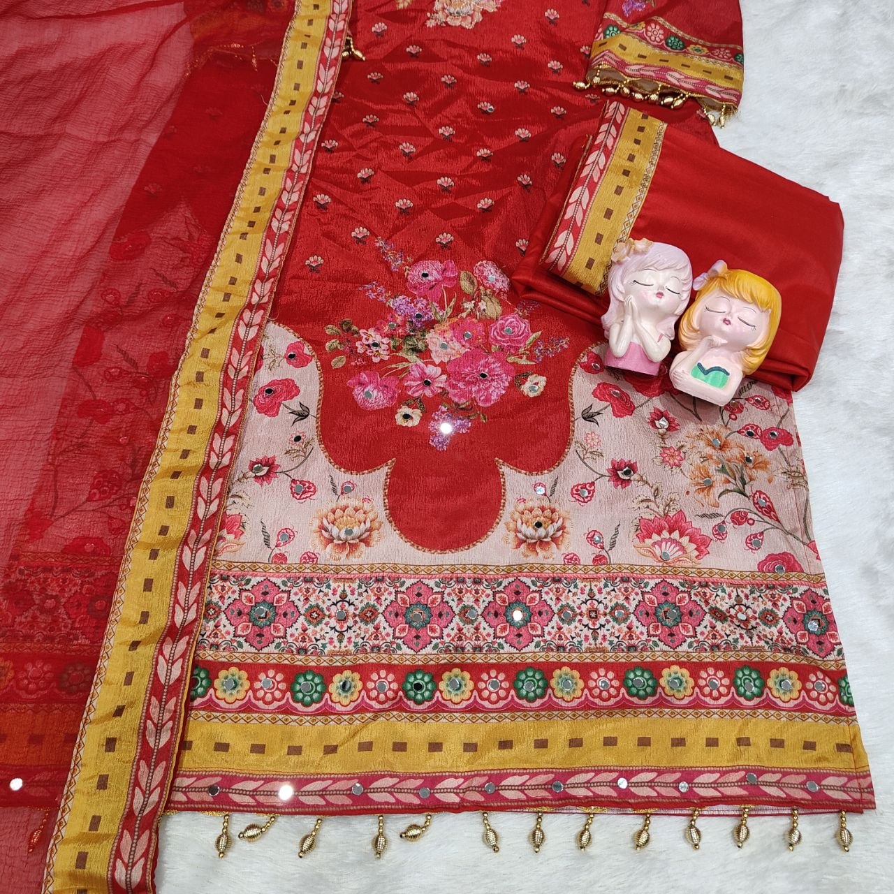Premium Maslin Silk Party Wear Suit