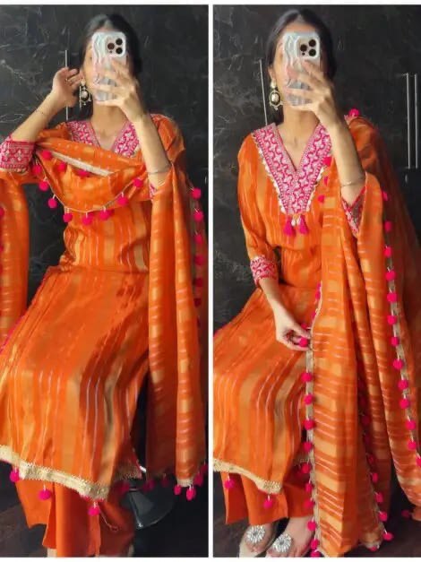 Exclusive Party Wear SILK Suit