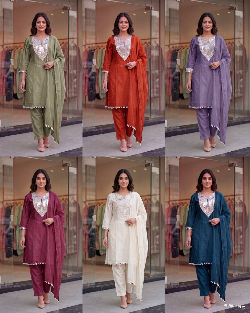 Exclusive Party Wear Silk Three piece Suit