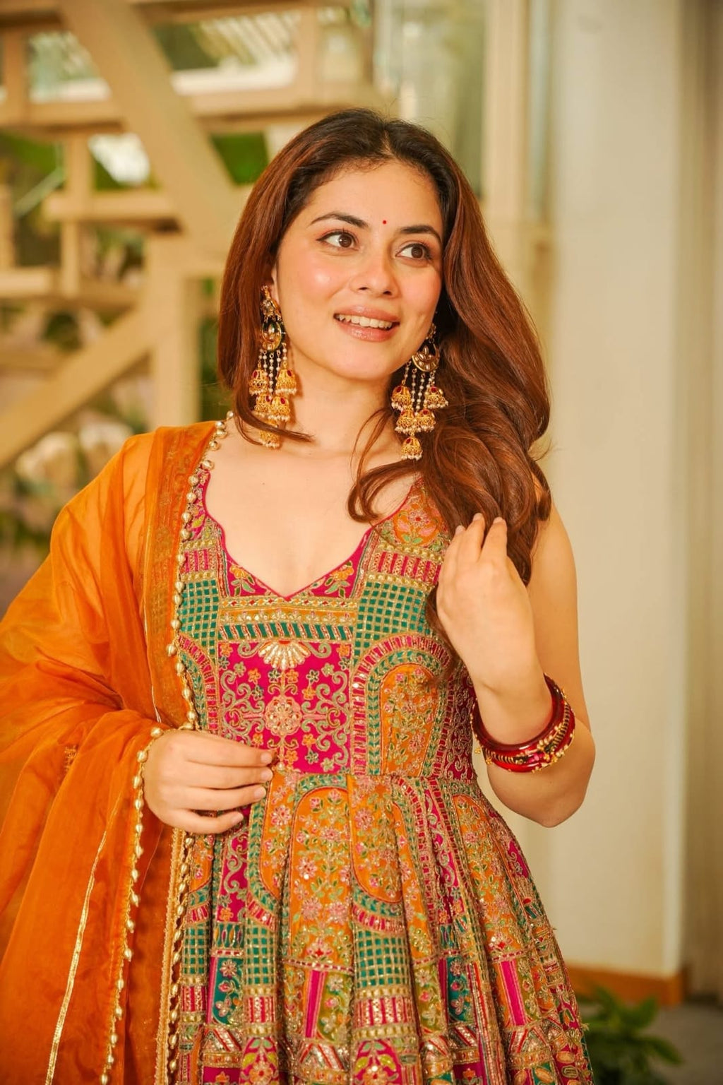 Exclusive Royal Ethnic Gown with Handwork