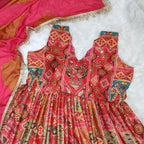 New Party Wear Silk Gown in Plus size