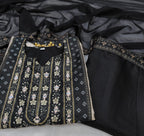 Exclusize Shimmer Silk Suit with Mirror work