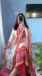 Premium  Designer Maslin SILK sUIT