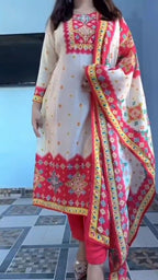 Premium  Designer Maslin SILK sUIT
