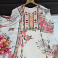 New Party wear Maslin Silk Suit
