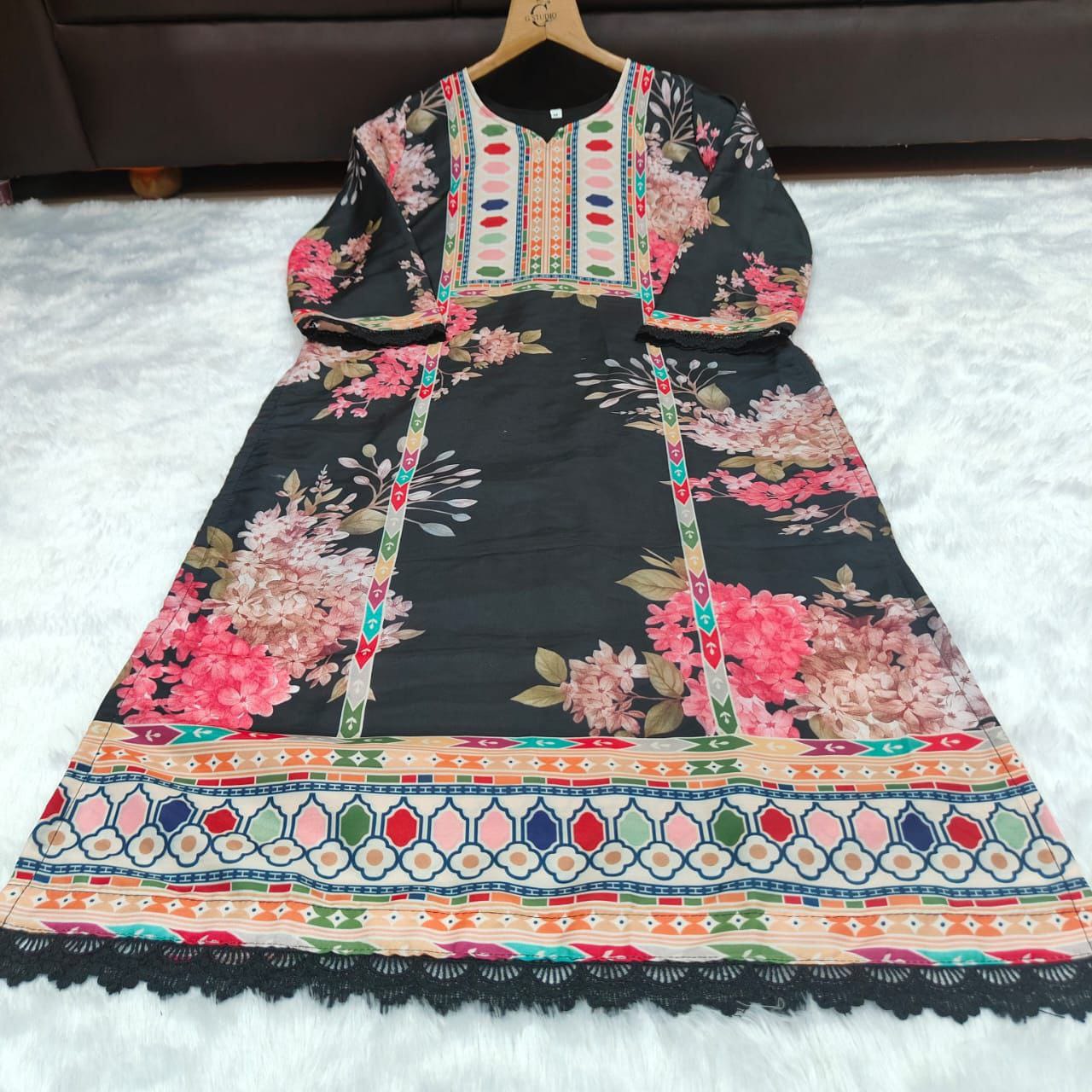 New Party wear Maslin Silk Suit