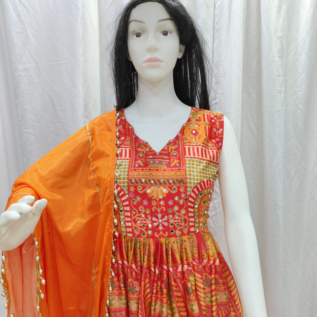 Exclusive Royal Ethnic Gown with Handwork