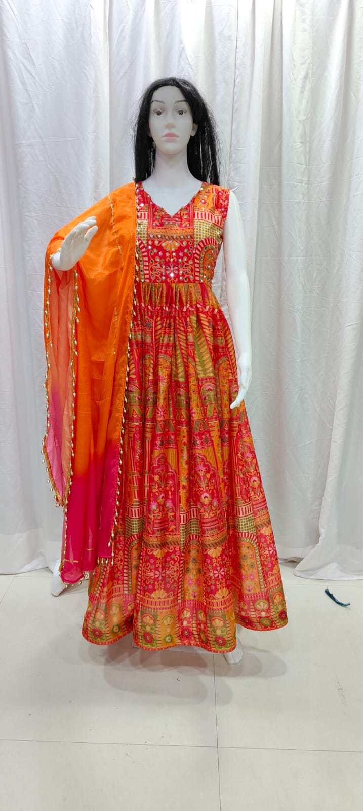 Exclusive Royal Ethnic Gown with Handwork