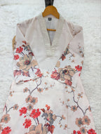 Off White Linen Floral Co-ord Set