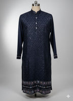Exclusive Men's Party Wear Embriodery Kurta Pyjama Set
