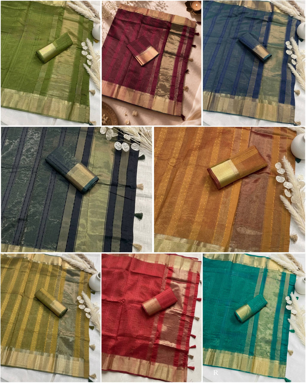 Exclusive Cotton Jacquard Silk Saree With Blouse
