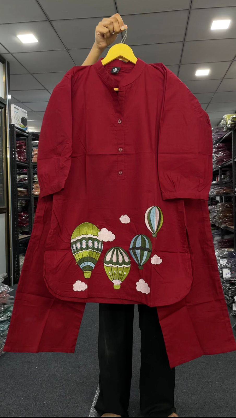 New Cotton Designer Embriodery Co-ord Set