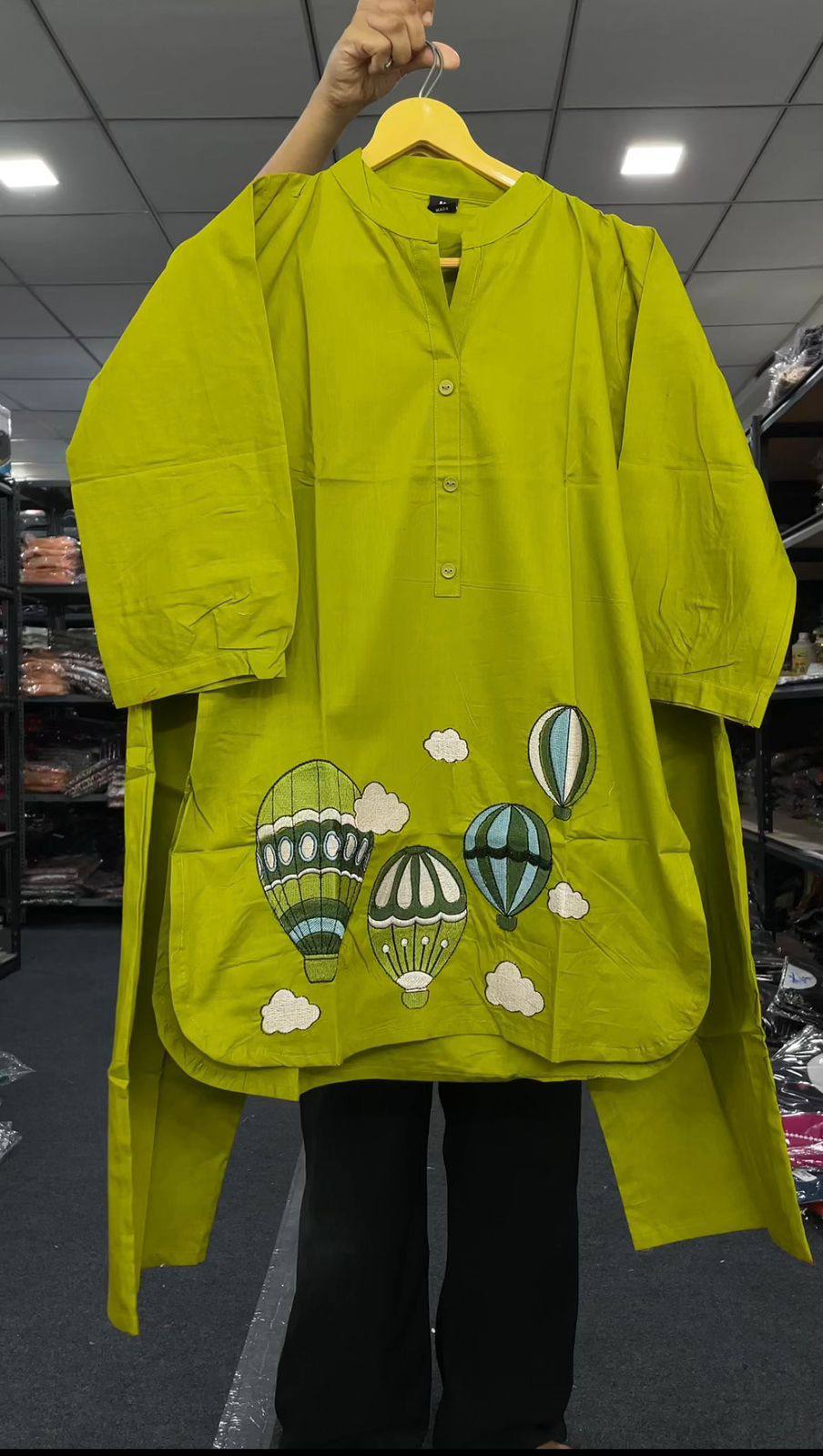 New Cotton Designer Embriodery Co-ord Set