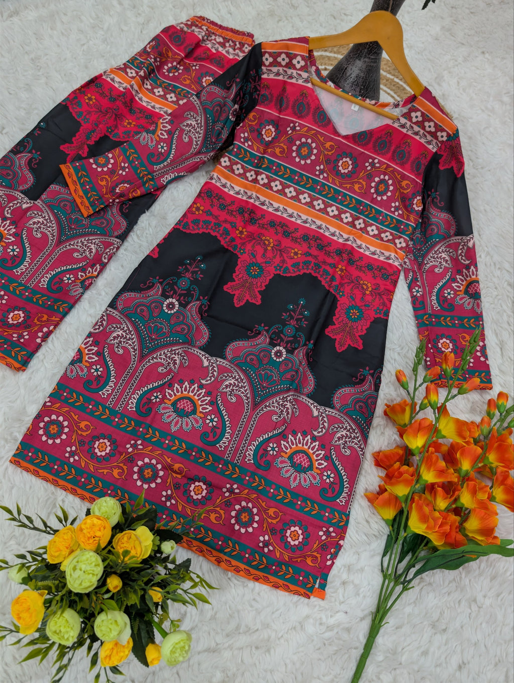 Pure Viscous Rayon Co-ord Set Collection
