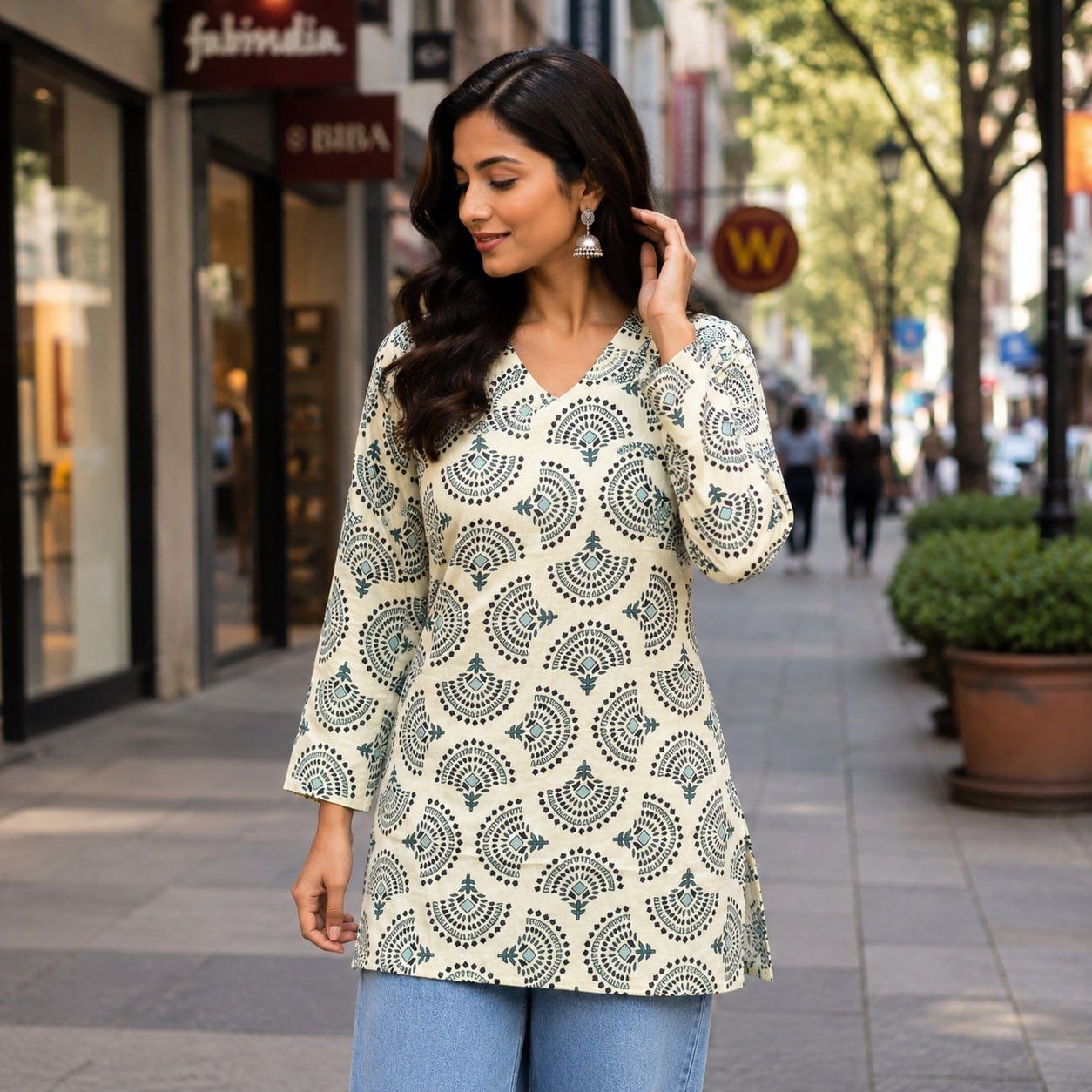 Casual Pure Cotton Printed Tunic Collection