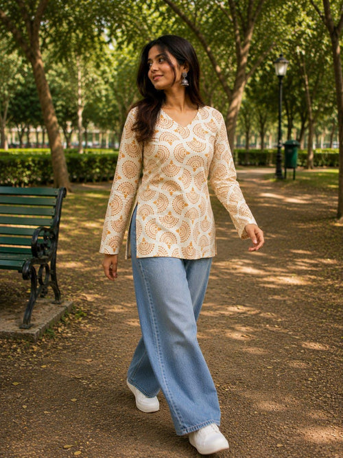 Casual Pure Cotton Printed Tunic Collection