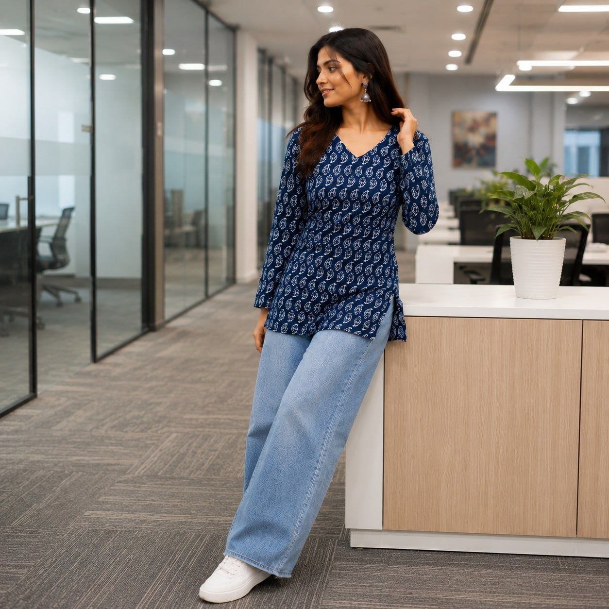 Casual Pure Cotton Printed Tunic Collection