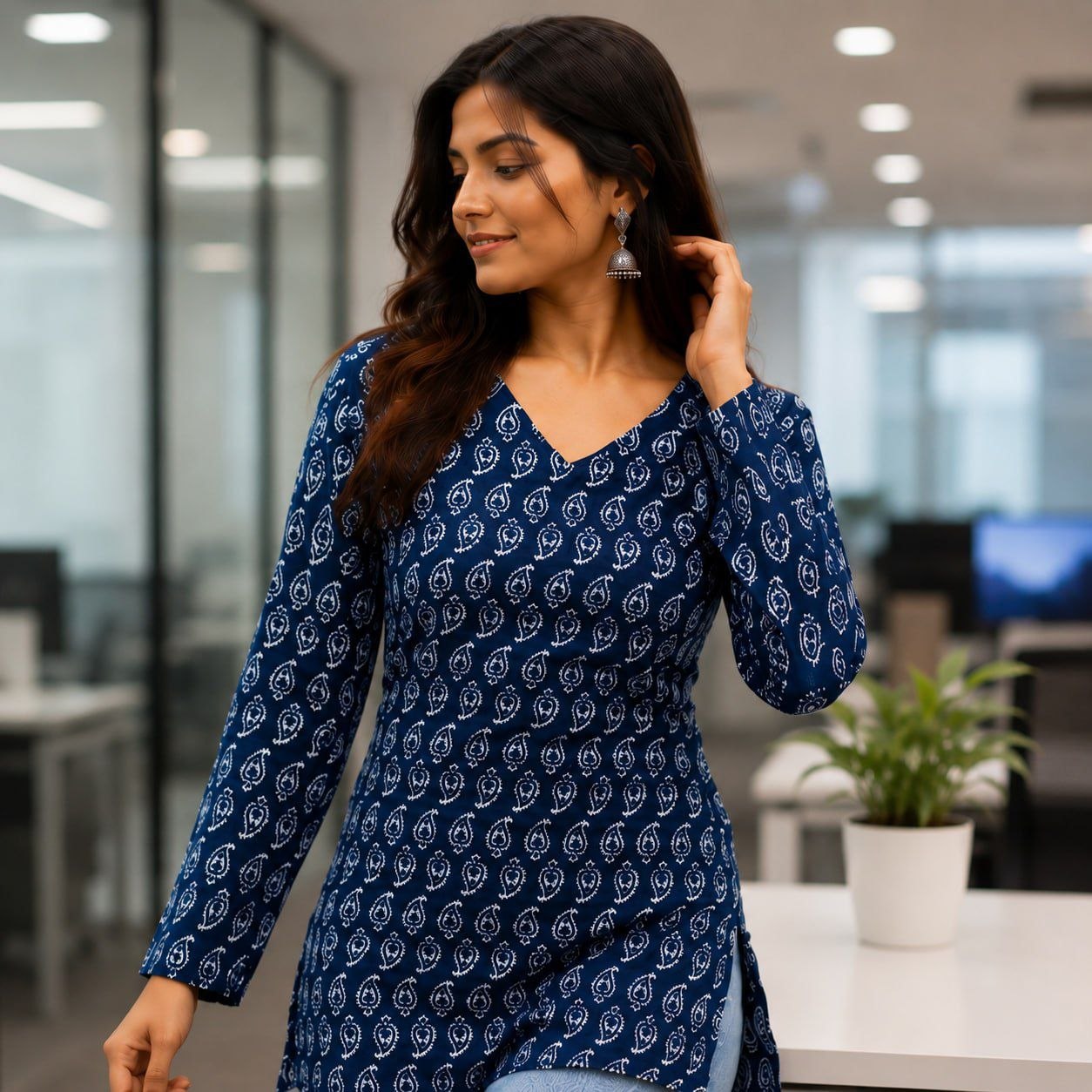 Casual Pure Cotton Printed Tunic Collection