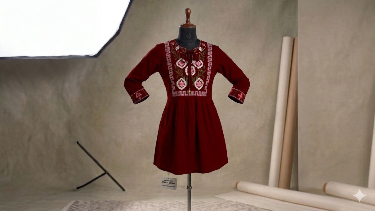New  Designer Rayon Embriodery Top Collection