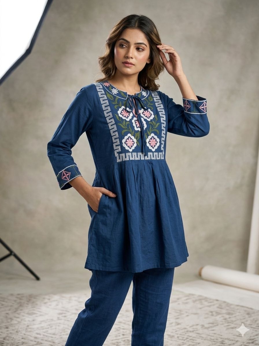 New  Designer Rayon Embriodery Top Collection