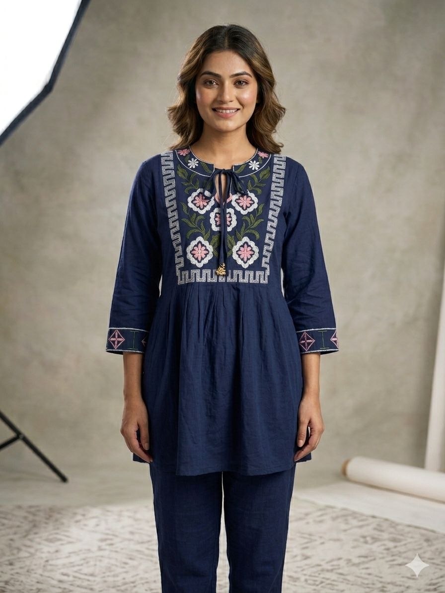 New  Designer Rayon Embriodery Top Collection