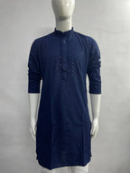 Classic Chikankari Embriodery Men's Kurta Pyjama Set