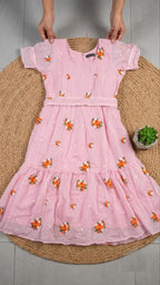 New Chanderi Cotton Maxi Dress