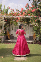 Cotton Kutchi Patch work Blouse Lehenga Navratri Set