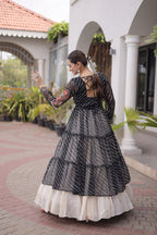 Excluisve Leheriya  Kurti Lehenga Navrati Set