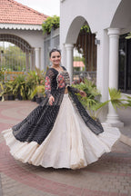 Excluisve Leheriya  Kurti Lehenga Navrati Set