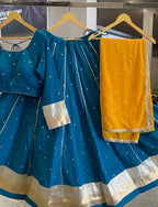 Premium  Rayon Lehenga Blouse Dupatta Set for Festival