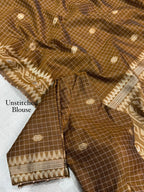 Premium Linen Cotton Jacquard Saree