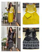 Stylish Pure Cotton Slub Handwork Co-ord Set