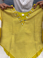 Stylish Pure Cotton Slub Handwork Co-ord Set