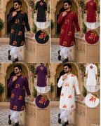 Festive Flex Cotton Kurta and Dhoti Set for Navratri