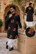 Festive Flex Cotton Kurta and Dhoti Set for Navratri